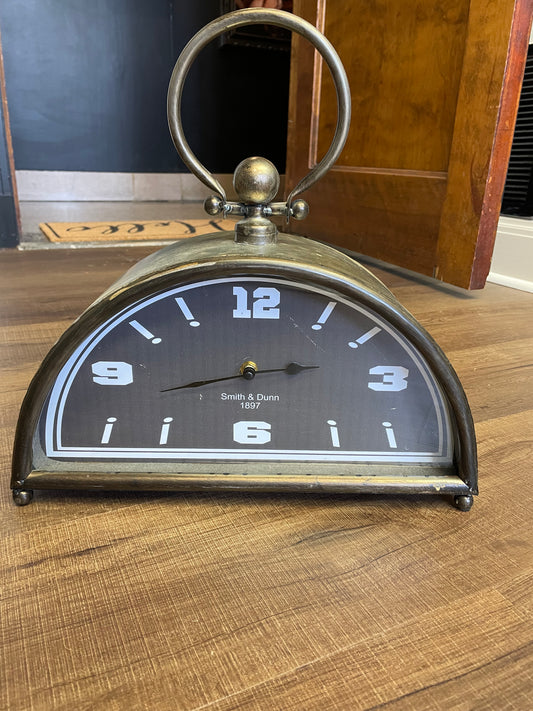 Smith & Dunn 1897 Half Moon Table Clock
