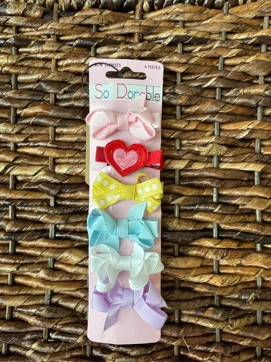 So Dorable Bow Clippies