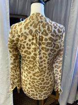 Banana Republic Cheetah Print Blouse (0)
