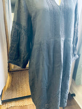 Tommy Bahama St. Lucia Split Neck Dress (L)