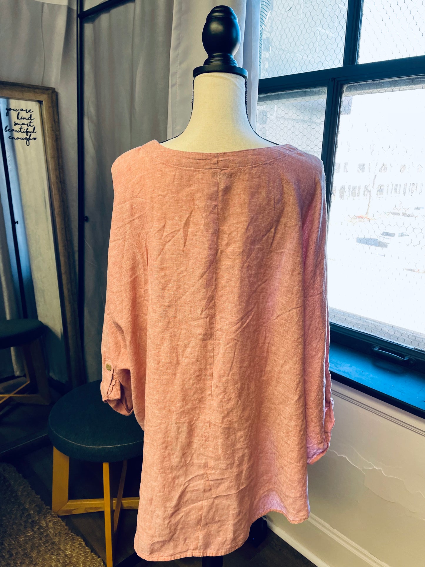 Cato Pink Tunic Top (22/24W)