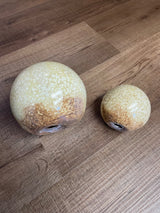Set of Painted Clay Globes