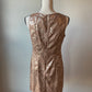 Jessica Howard Taupe Sequin Dress (6P)