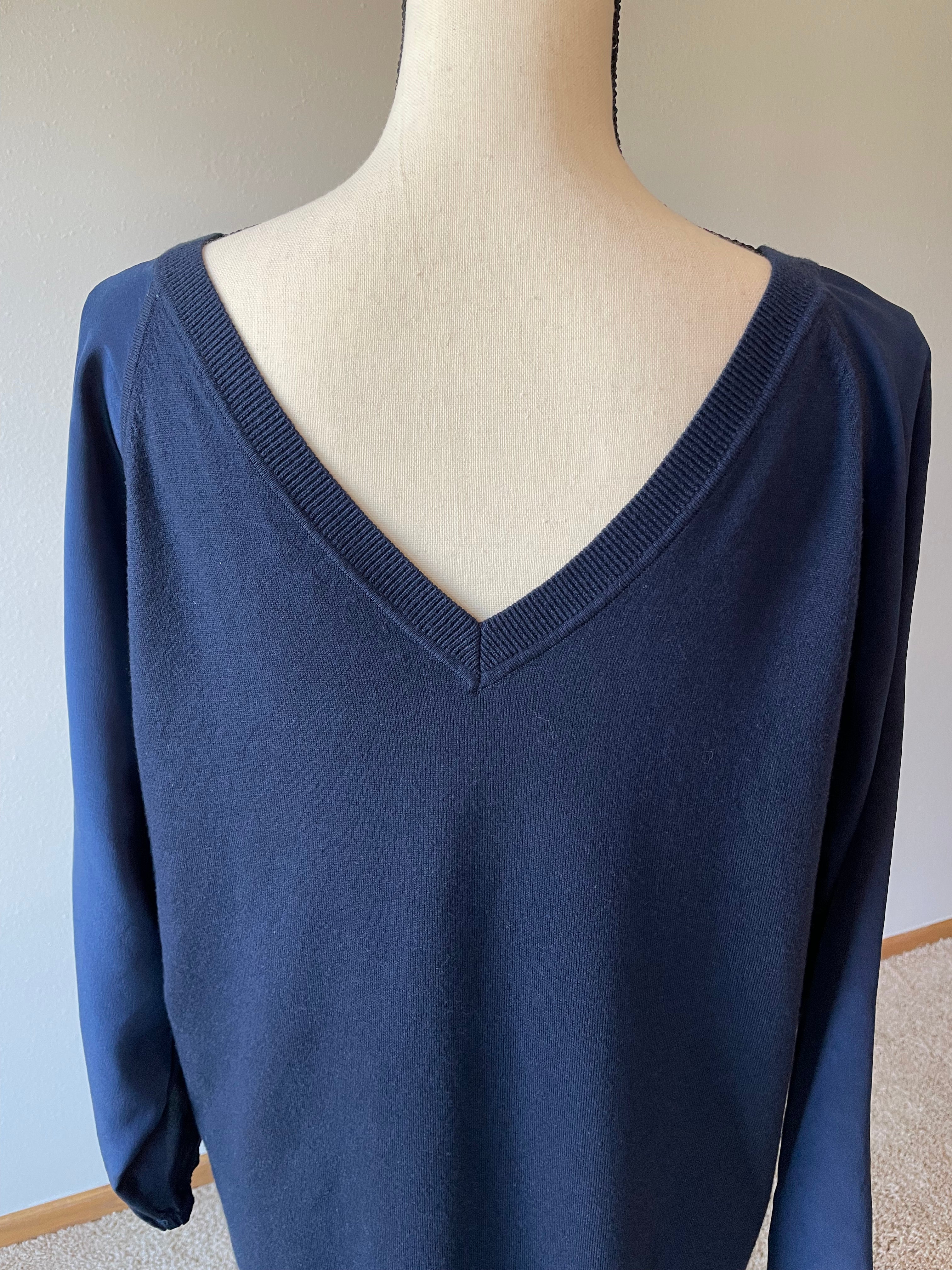 Cluny Knit Panel Dress (XL) - BinxBerry Consignment
