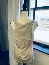 POL Sleeveless Henley Tank (S)
