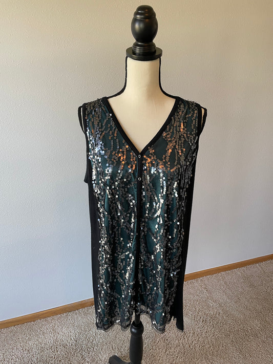 Vera Wang Sequin Top (XL)