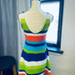 Fascination Striped Sleeveless Dress (L)
