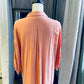 Chicos Light Orange Rayon Button-Down (2/M)