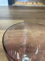 Purple Iridescent 8" Wine Glasses (set of 2)