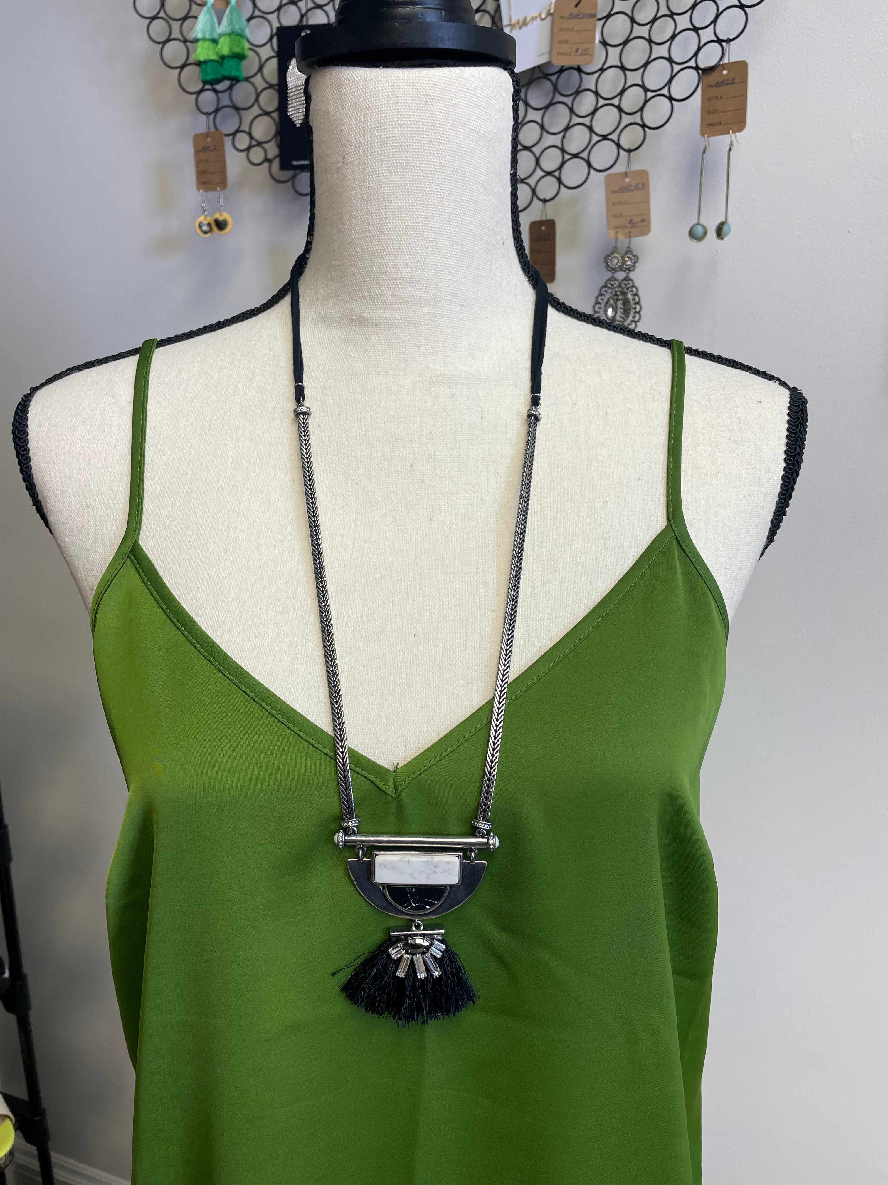 Half Moon Pendant Necklace