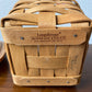 Longaberger Teaspoon Basket & Lid