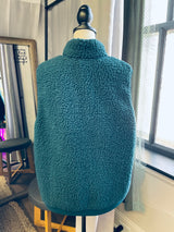 Time & True Faux Wool Vest (1X)