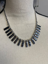 Silver Bars Adjustable Necklace
