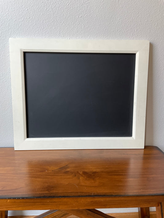 Framed White Chalkboard 18"x22"