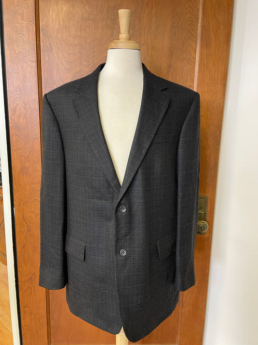 Oscar De La Renta Wool Men's Suit Coat (46L)