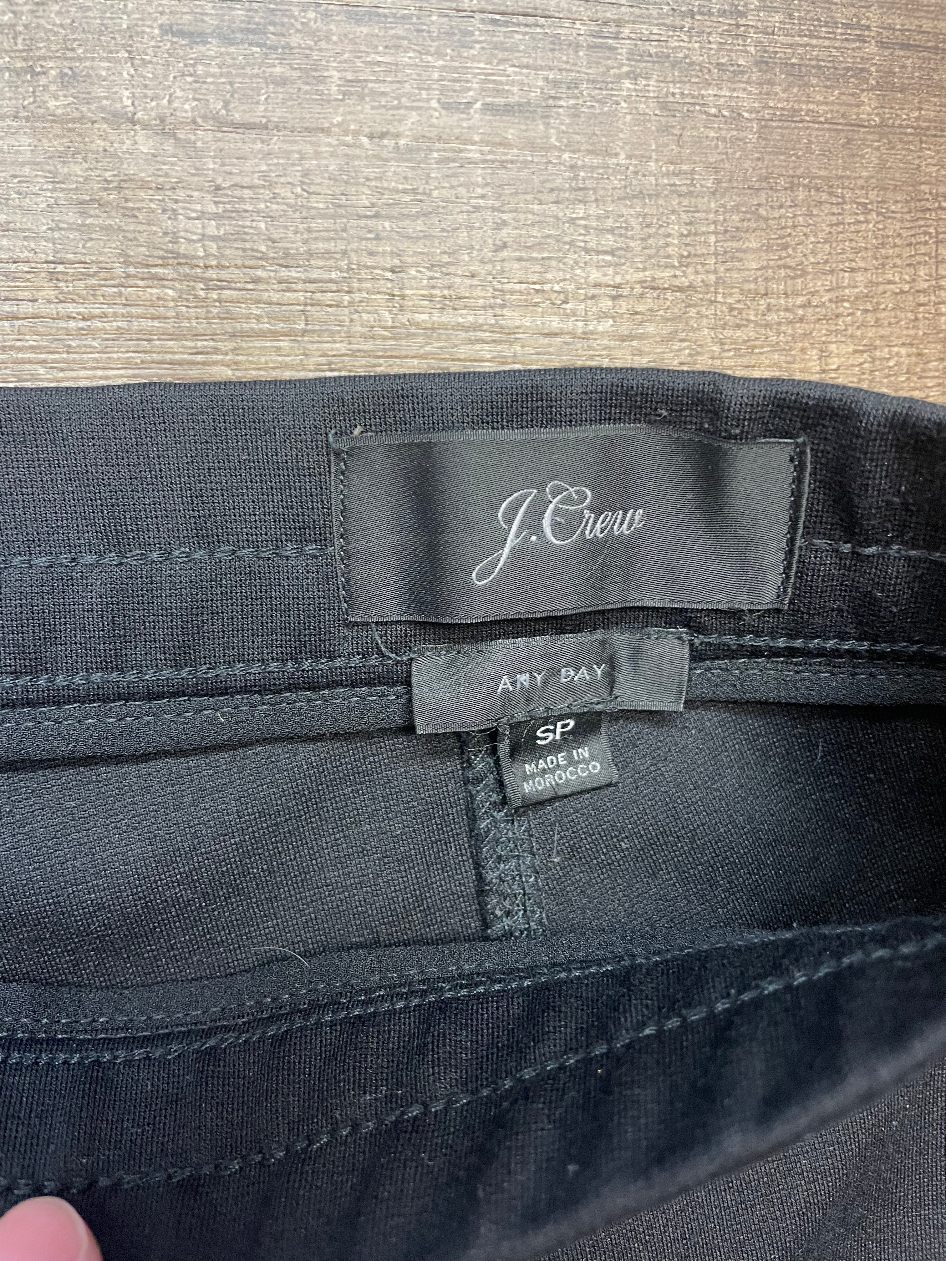 J. Crew Any Day Black Knit Pants (SP)