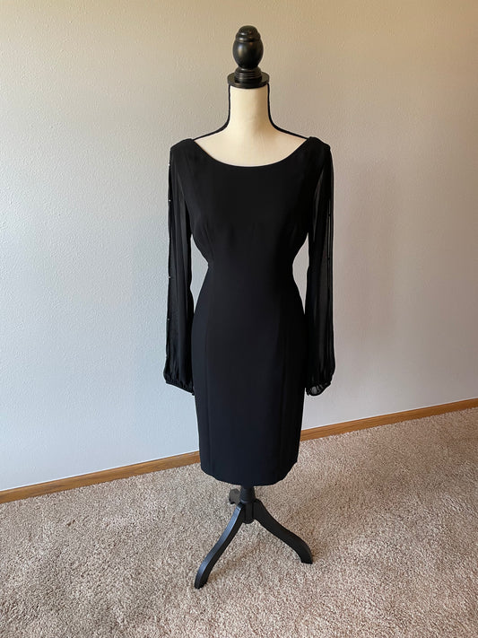 Evan Picone Black Dress (12)