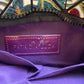 Patrizia Luca Blue Floral Clutch