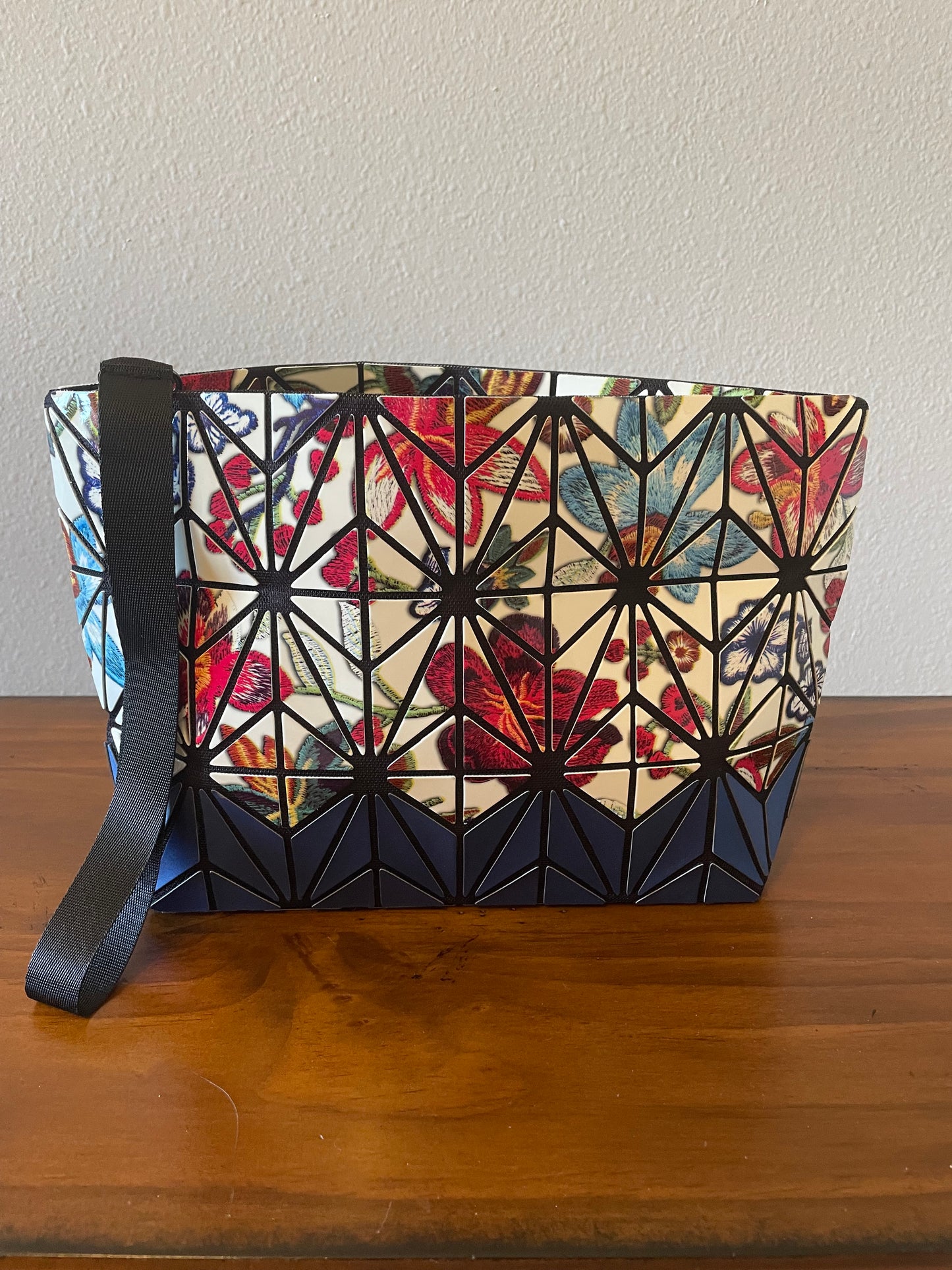 Patrizia Luca Blue Floral Clutch