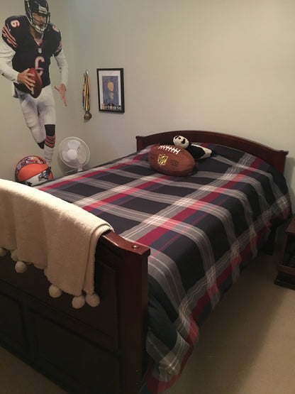 Pottery Barn Teen Walker Plaid Duvet Cover (Full/Queen)